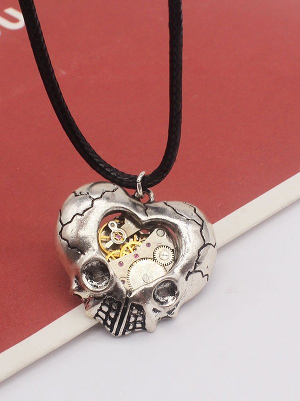 EMMIOL Collar de corazón mecánico