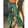 EMMIOL Tribal Flame Print Flare Leg Pants