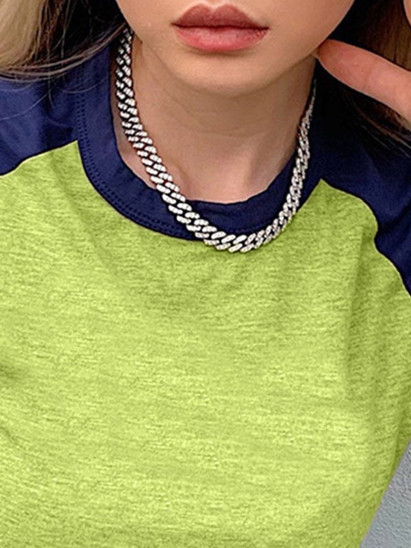 EMMIOL Raglan Sleeve Baby Crop Top