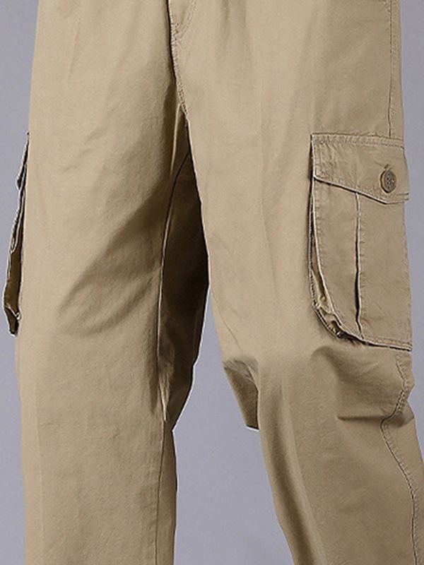 EMMIOL Men's Pocket Straight Cargo Pants