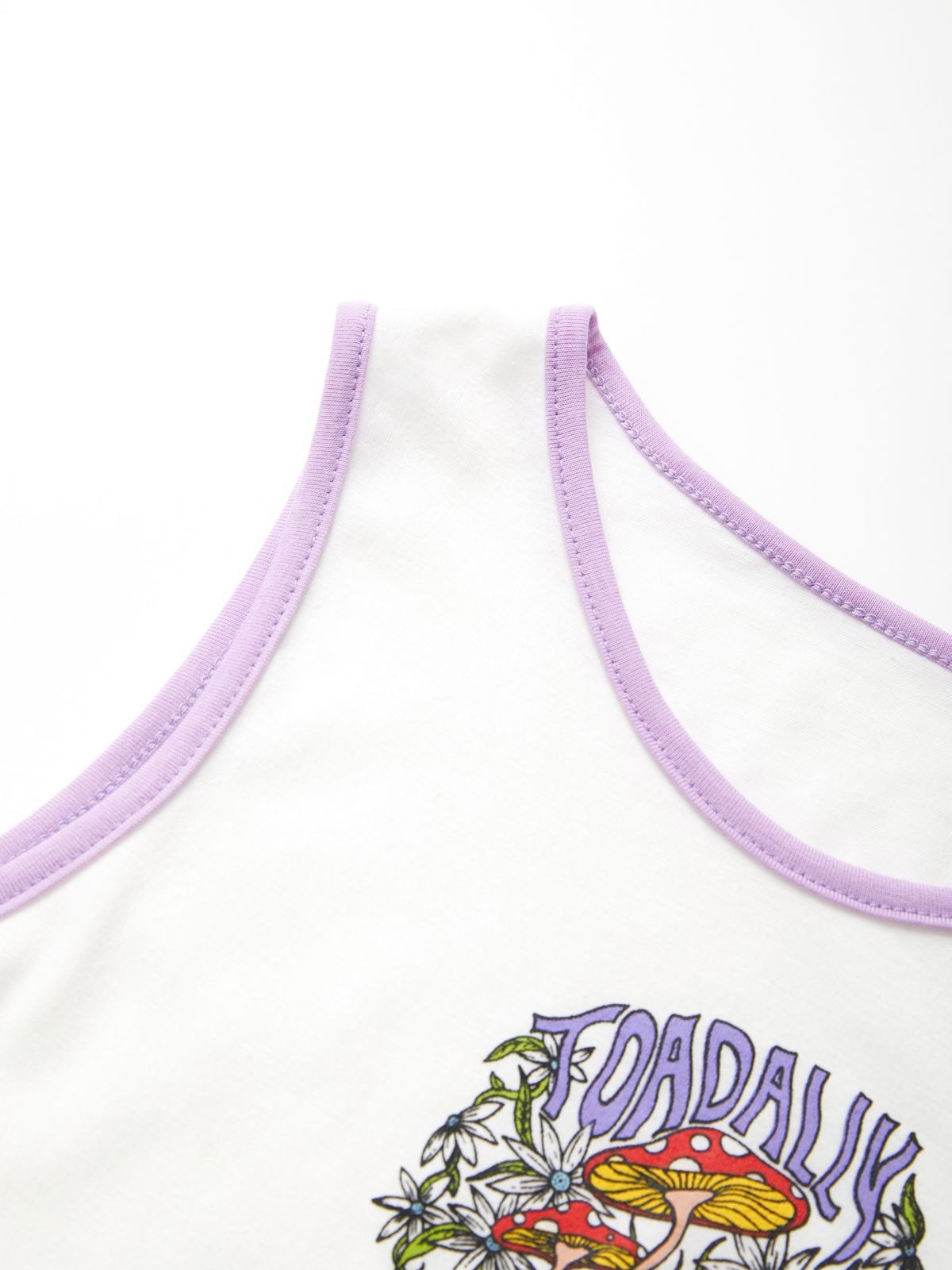 EMMIOL Emmiol Vintage Print Colorblock Tank Top