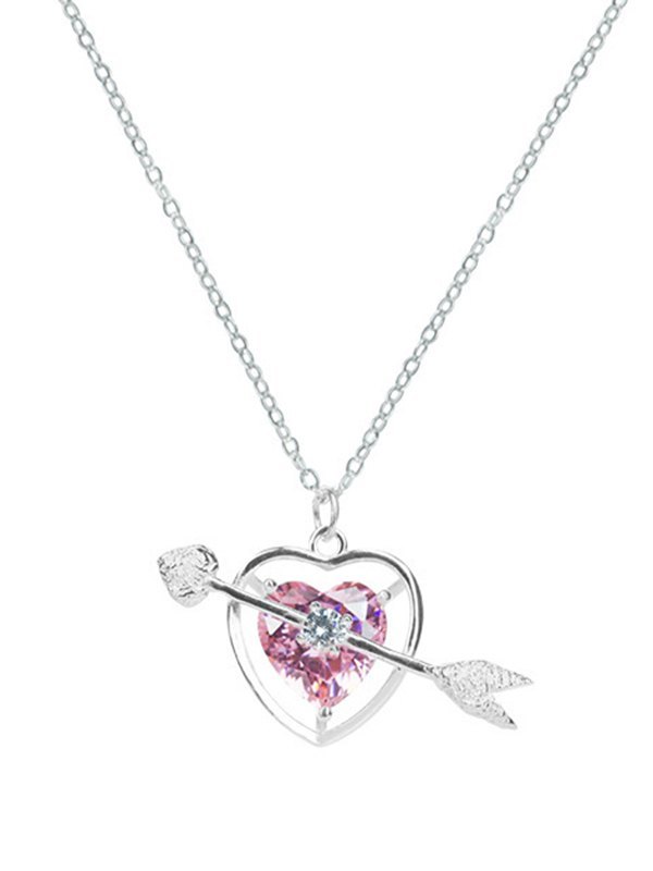 EMMIOL Collar Gema Rosa