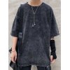 EMMIOL Men's Vintage Acid Wash Tee