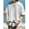 EMMIOL T-shirt semplice da uomo in cotone basic