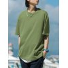 EMMIOL T-shirt semplice da uomo in cotone basic