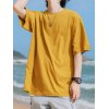 EMMIOL T-shirt semplice da uomo in cotone basic