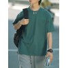 EMMIOL T-shirt semplice da uomo in cotone basic