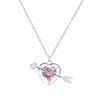 EMMIOL Collar Gema Rosa