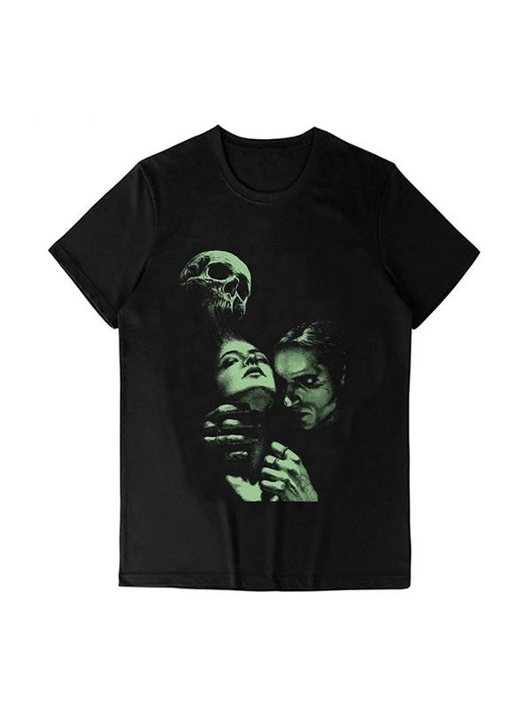 EMMIOL Skull Figure Graphic Tee