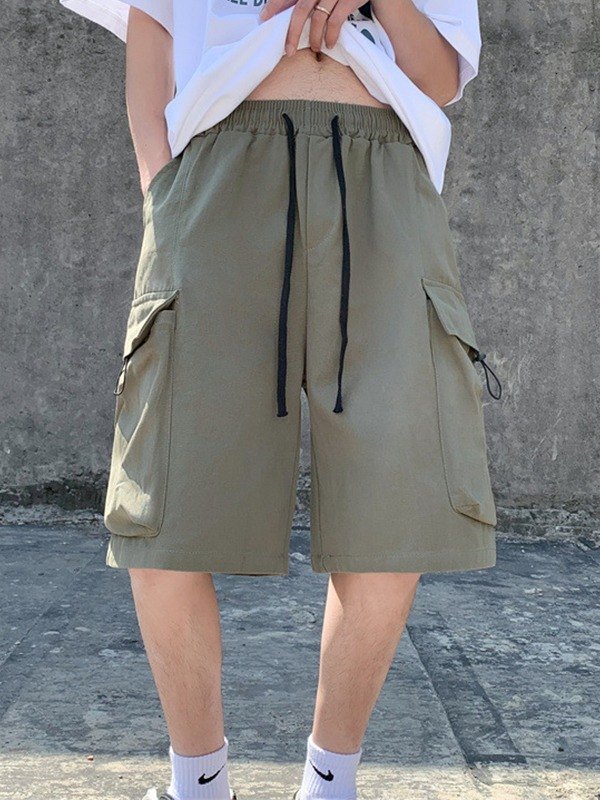 EMMIOL Men's Washed Pocket Cargo Shorts
