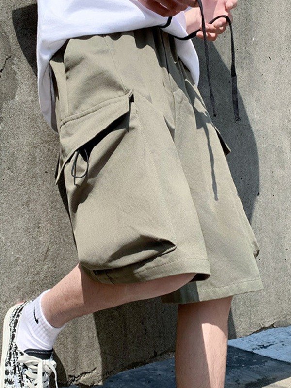 EMMIOL Men's Washed Pocket Cargo Shorts