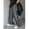 EMMIOL Men's Stitch Detail Pocket Cargo Jeans