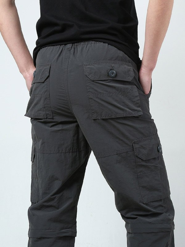 EMMIOL Men's Belted Detachable Cargo Pants
