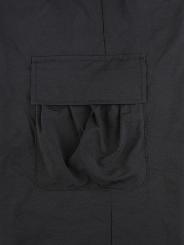 EMMIOL Zipper Fold Over Waist Baggy Cargo Pants