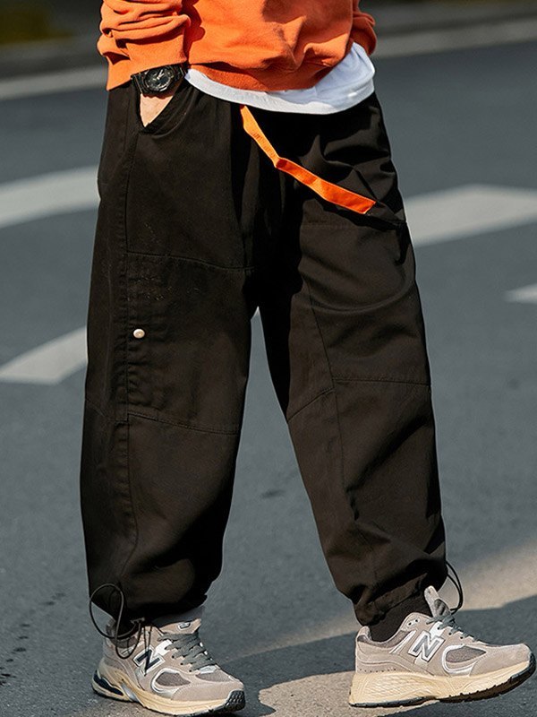 EMMIOL Men's Belted Loose Fit Cargo Pants