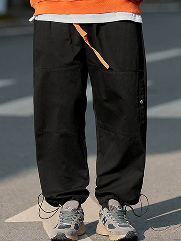 EMMIOL Men's Belted Loose Fit Cargo Pants