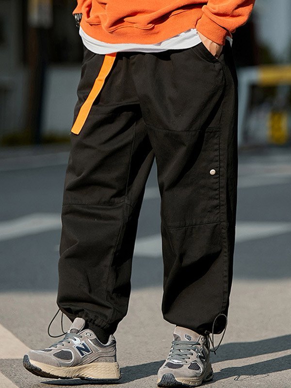 EMMIOL Men's Belted Loose Fit Cargo Pants