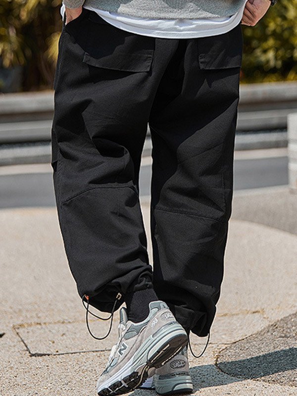 EMMIOL Men's Belted Loose Fit Cargo Pants