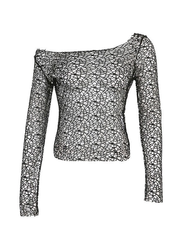 EMMIOL Cold Shoulder Long Sleeve Knit Top