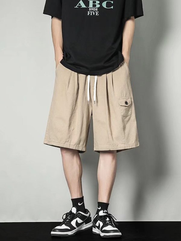 EMMIOL Men's Knee Length Straight Leg Shorts