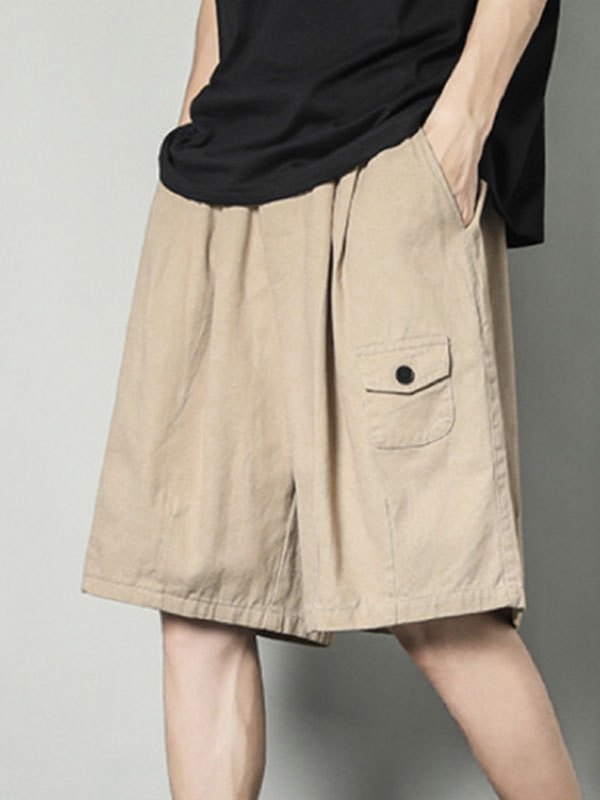 EMMIOL Men's Knee Length Straight Leg Shorts