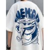 EMMIOL Men's Smoker Cartoon Graphic Tee