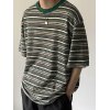 EMMIOL Men's Vintage Mix Striped Tee