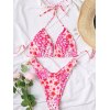 EMMIOL Color Block Floral Bikini Set