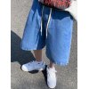 EMMIOL Men's Basic Wash Straight Leg Denim Shorts