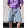 EMMIOL Men's Basic Wash Straight Leg Denim Shorts