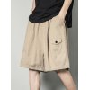 EMMIOL Knielange Herren-Shorts mit geradem Bein