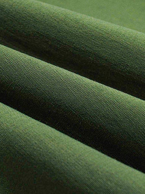 EMMIOL Mini vestido sin tirantes plisado verde