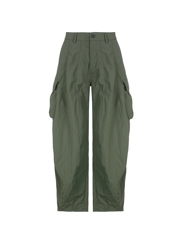 Emmiol Free shipping 2026 Vintage Punk Baggy Parachute Cargo Pants