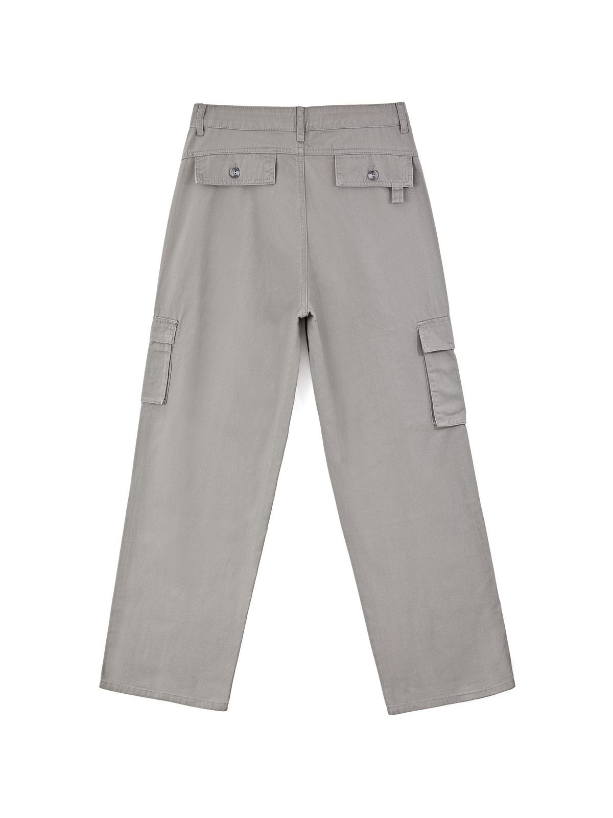 Foldable Waist Y2K Straight Leg Pants main image 1