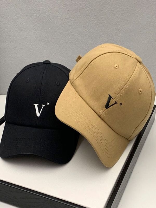 EMMIOL Gorra de béisbol con bordado de letra V