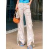 EMMIOL Jeans cargo Y2K con cordón en los puños