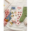 EMMIOL Fruit Pattern Crew Socks