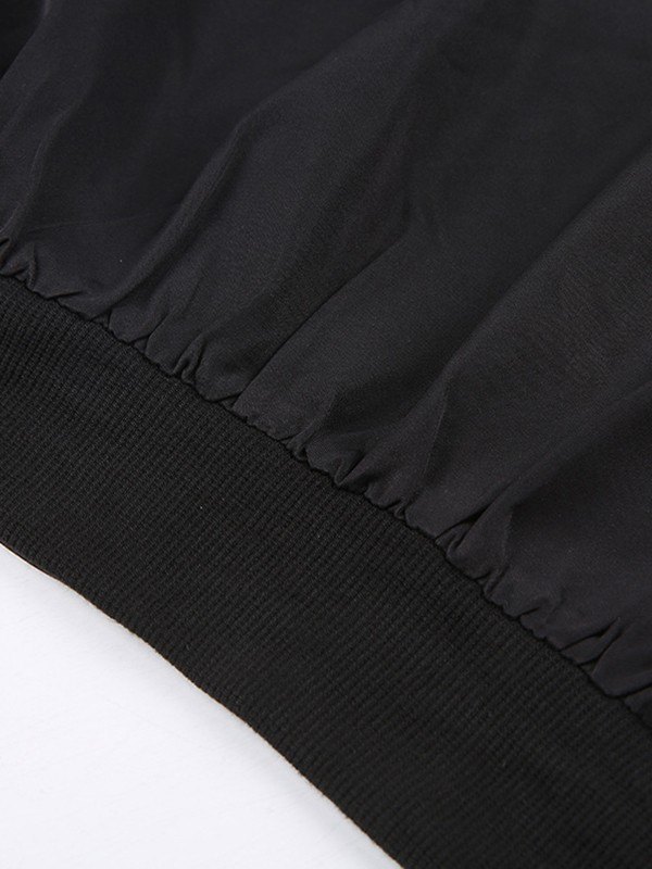 EMMIOL Hooded Zip Up Cropped Cargo Jacket