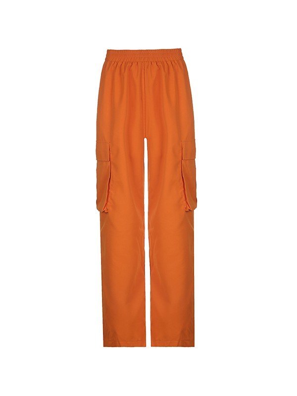 EMMIOL Pocket Detail Y2K Baggy Cargo Pants