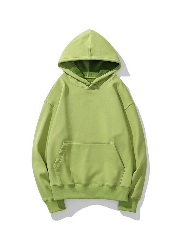 EMMIOL Men's Solid Color Pullover Hoodie