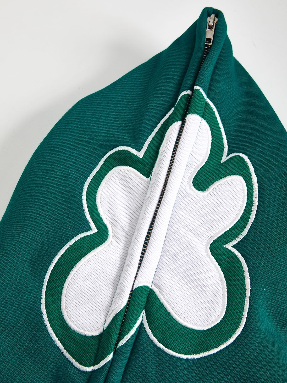 Emmiol Free shipping 2023 Men's Flower Instinct Embroidery Zip Up Hoodie  Green XL in Hoodies online store. | EMMIOL