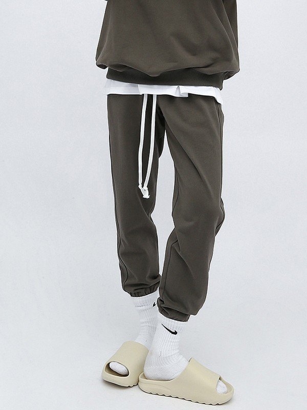 EMMIOL Einfache Unisex-Jogginghose aus Baumwolle