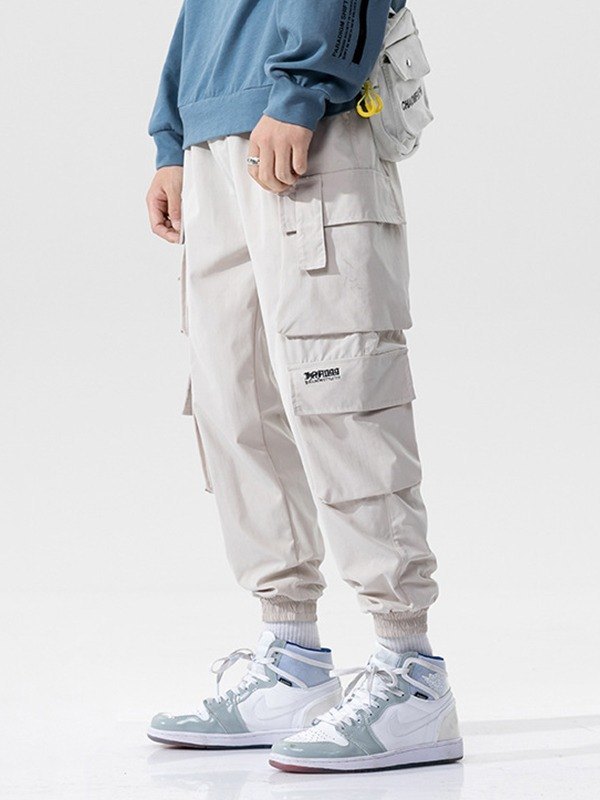 EMMIOL Pantalones cargo con bolsillo utilitario para hombre