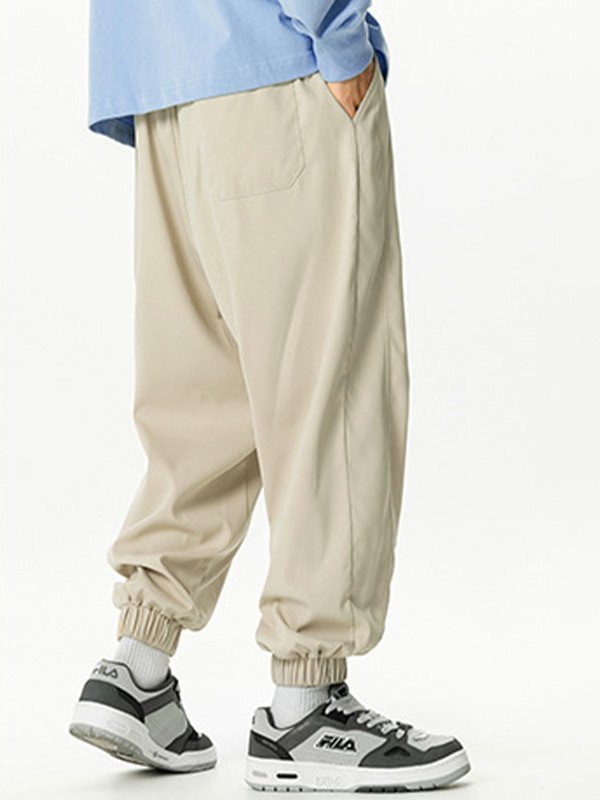 EMMIOL Pantalones jogger casuales sueltos con estampado de letras para hombre
