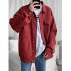 EMMIOL Chaqueta de mezclilla con botones en la parte delantera para hombre