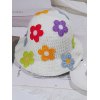 EMMIOL Floral Embellished Handmade Crochet Knit Bucket Hat