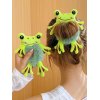 EMMIOL Cartoon-Frosch-Muster Fuzzy Scrunchie