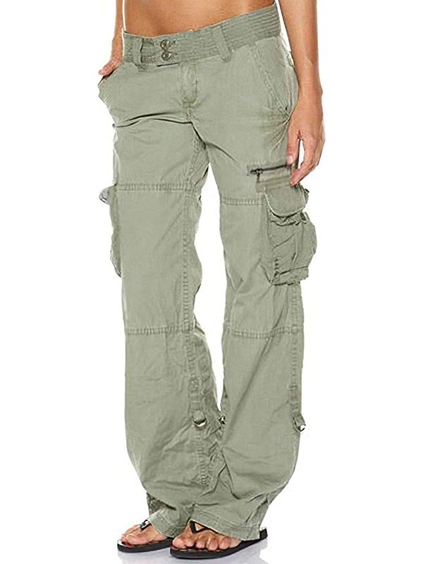 2022 Low Waist Baggy Parachute Cargo Pants Sorbet Lime Green S In Cargo