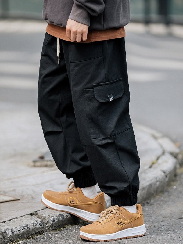 EMMIOL Pantalones cargo jogger casuales de corte holgado para hombre