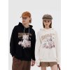 EMMIOL Sudadera con capucha unisex con gráfico de oso de dibujos animados de muy buen gusto para parejas
